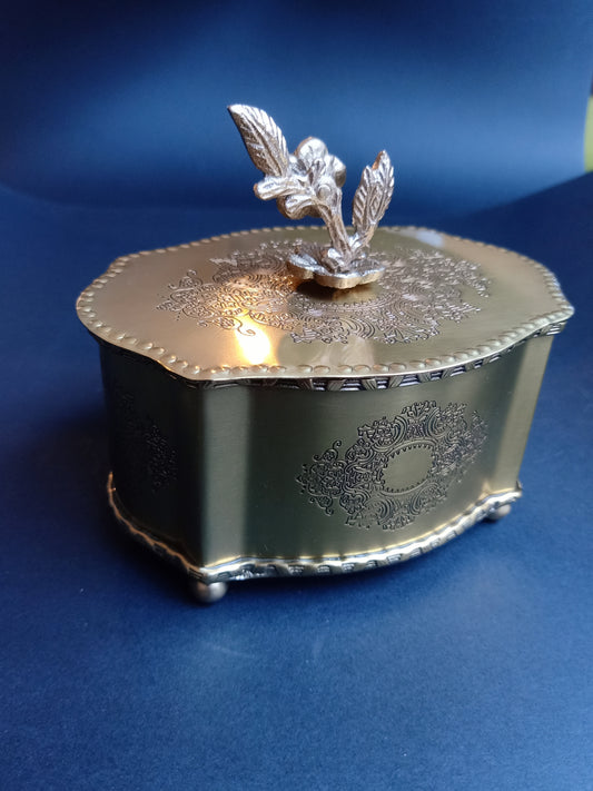 Victorian Antique Box (Brass wt Antique finish)